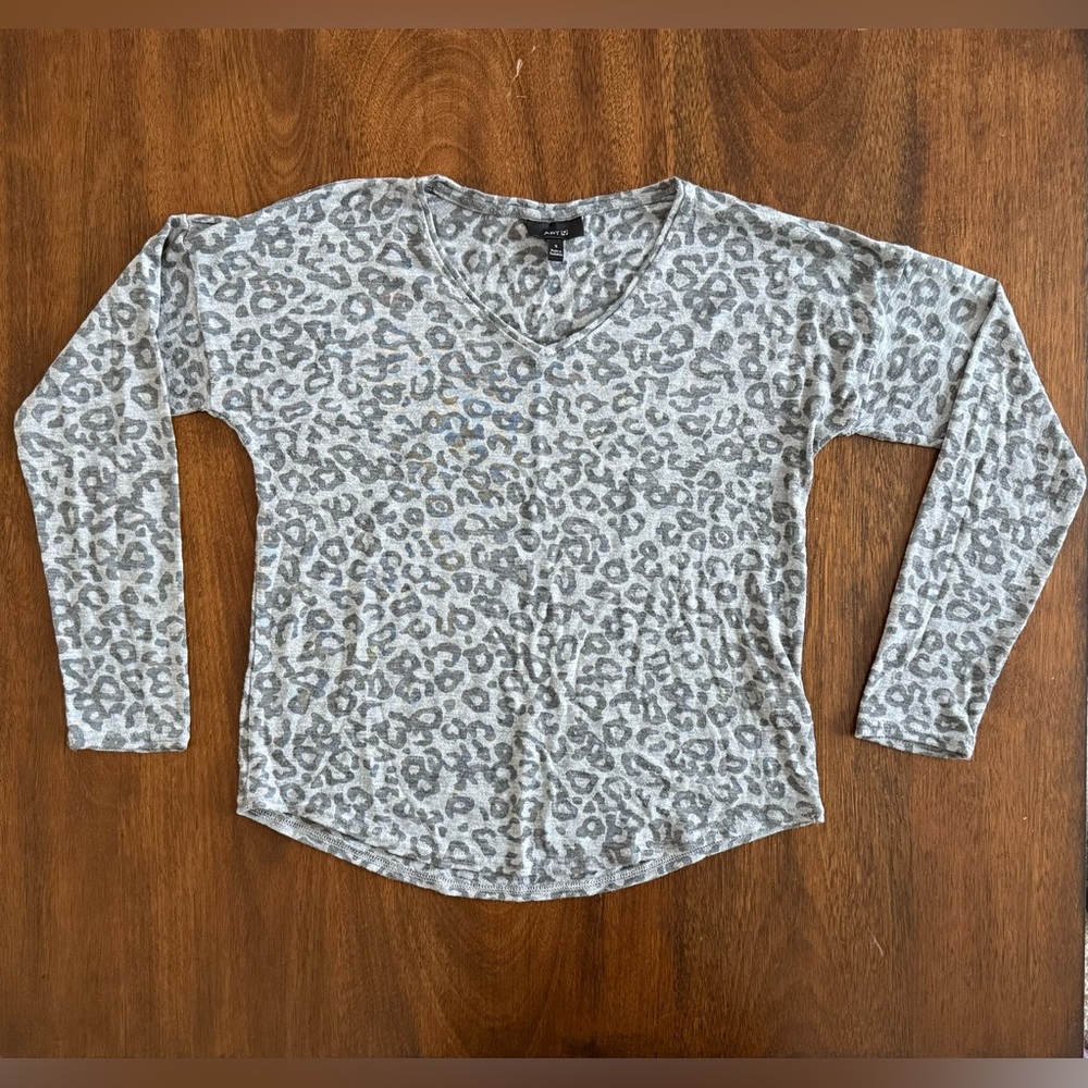 Apt.9 leopard print shirt